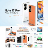 Ulefone Note 17 Pro, Pantalla con Sensor de Huellas Dactilares, 6.78 Pulgadas, Android 13, MediaTek Helio G99, MTK6789 Octa Core, NFC, Red: 4G, 12GB+256GB